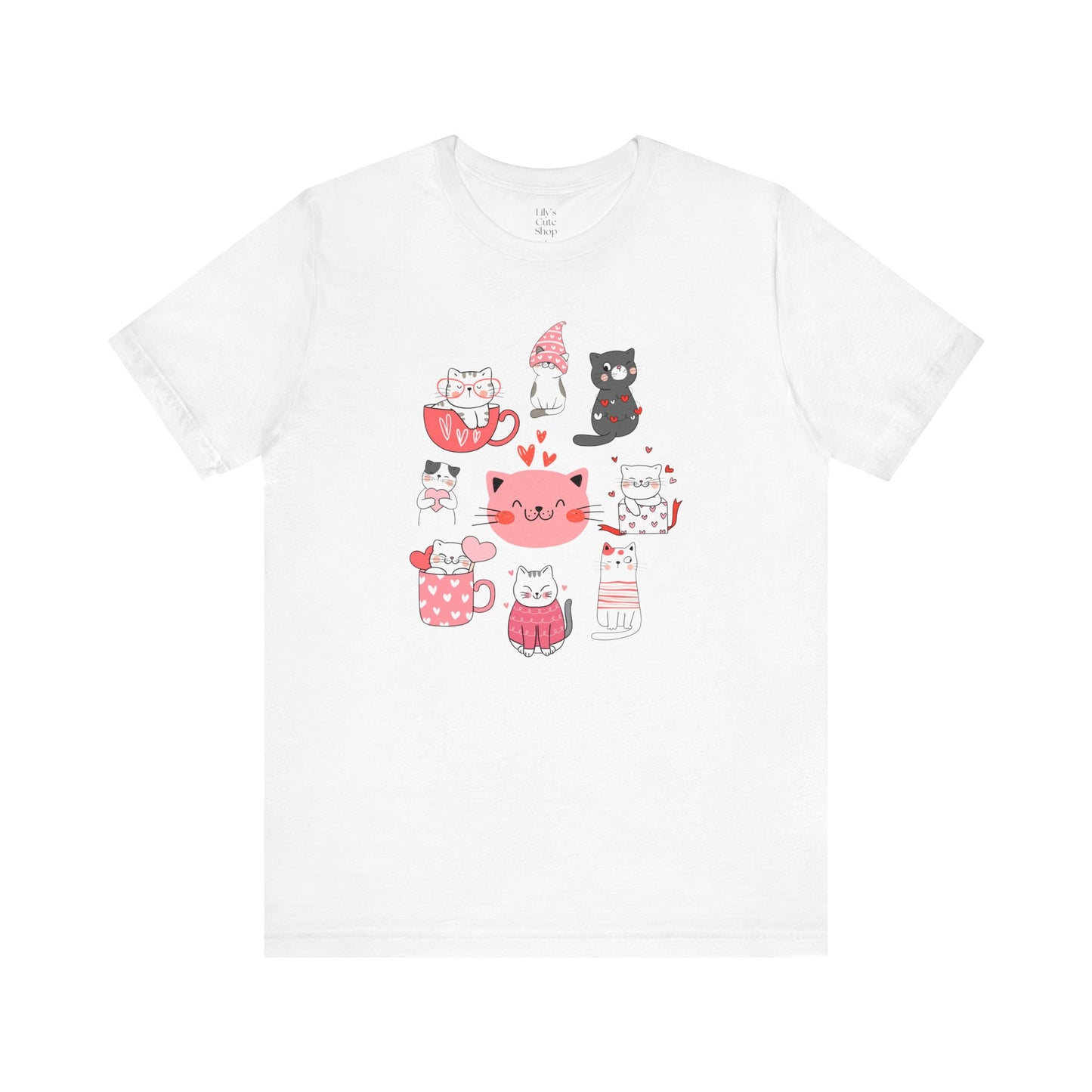 Cat lover T-shirt White