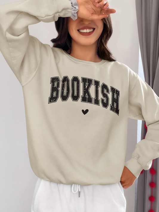 Bookish Crewneck Sand